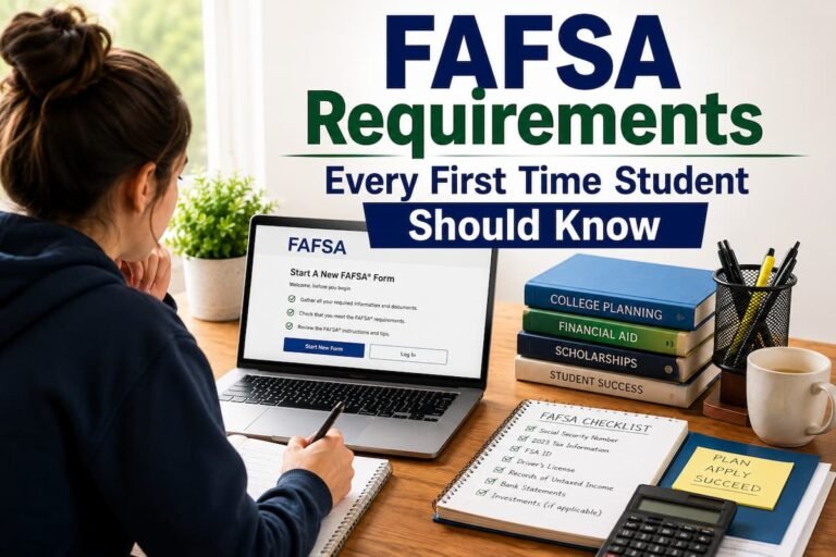 FAFSA Requirements Every First-Time Student Should Know