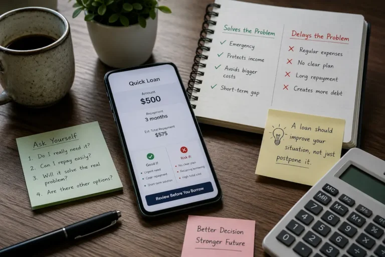 How to Decide If a Small Digital Loan Solves the Problem or Delays It