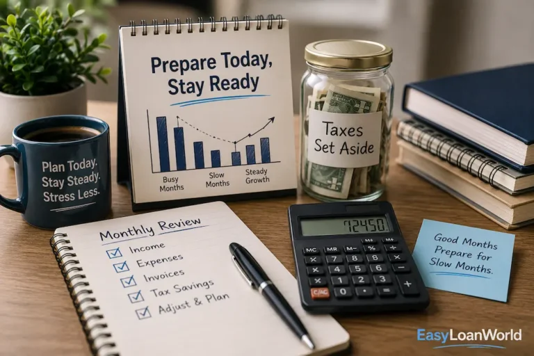How to Prepare for Slow Income Months Without Falling Behind on Taxes